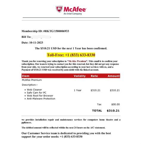mcafee invoice|mcafee vat invoice.